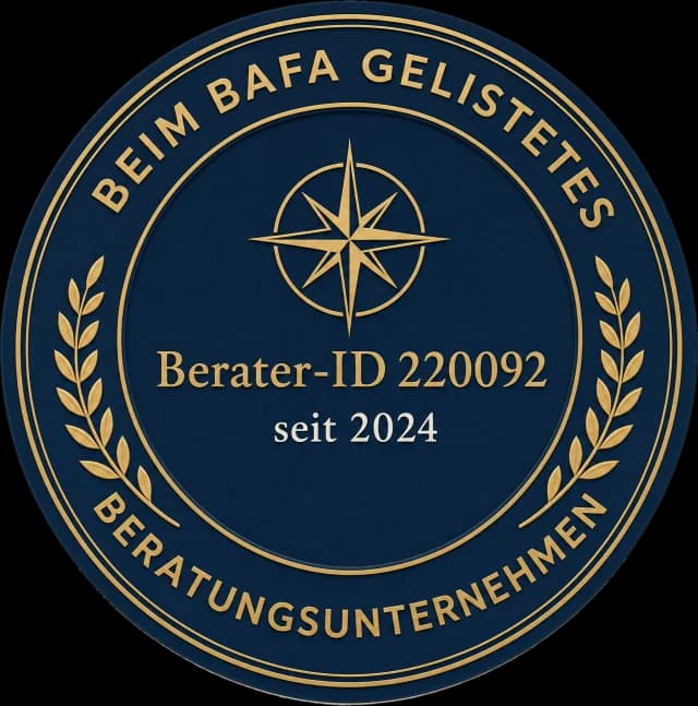 Innowist ist seit 2024 beim BAFA gelistetes Beratungsunternehmen (Berater-ID 220092).